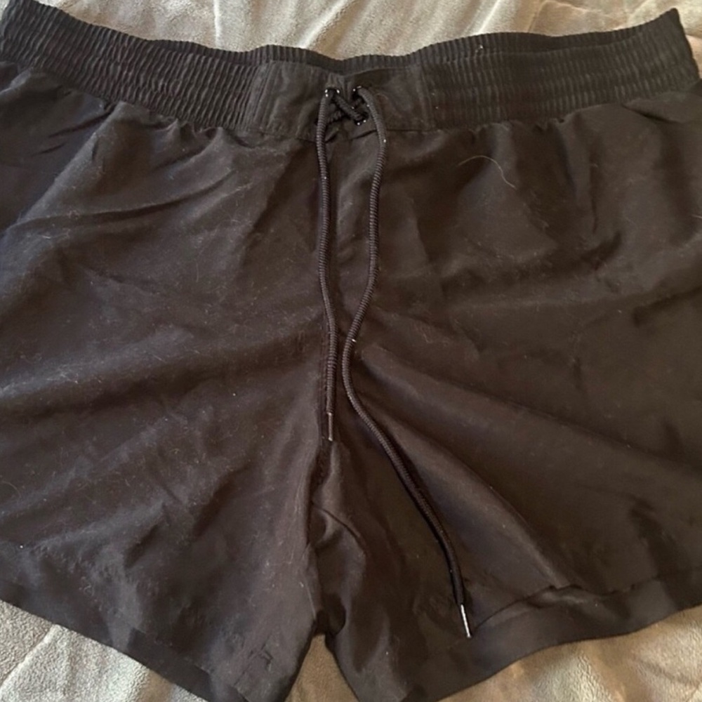 Kona Sol Men's Black Swim Trunks